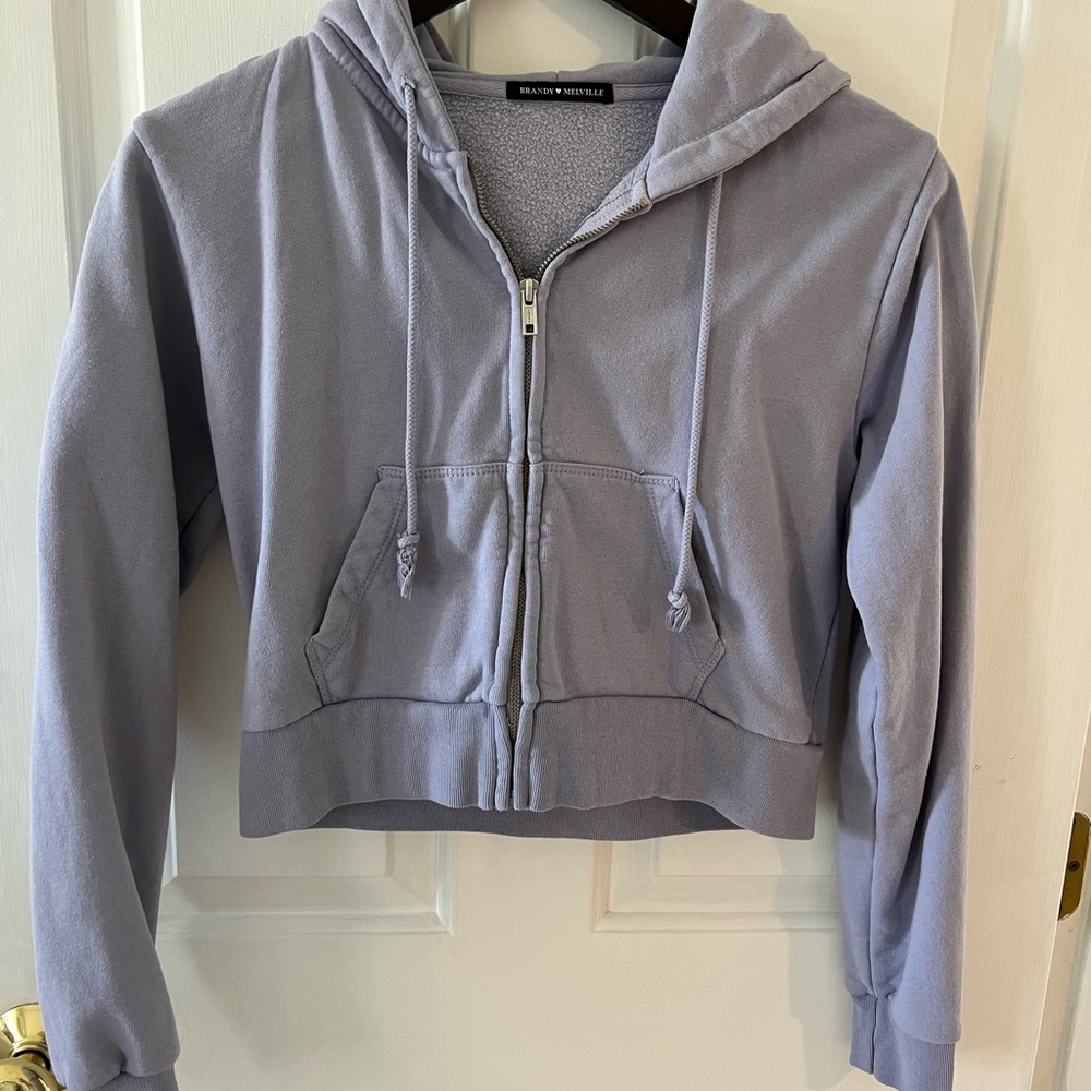 crystal hoodie - brandy melville